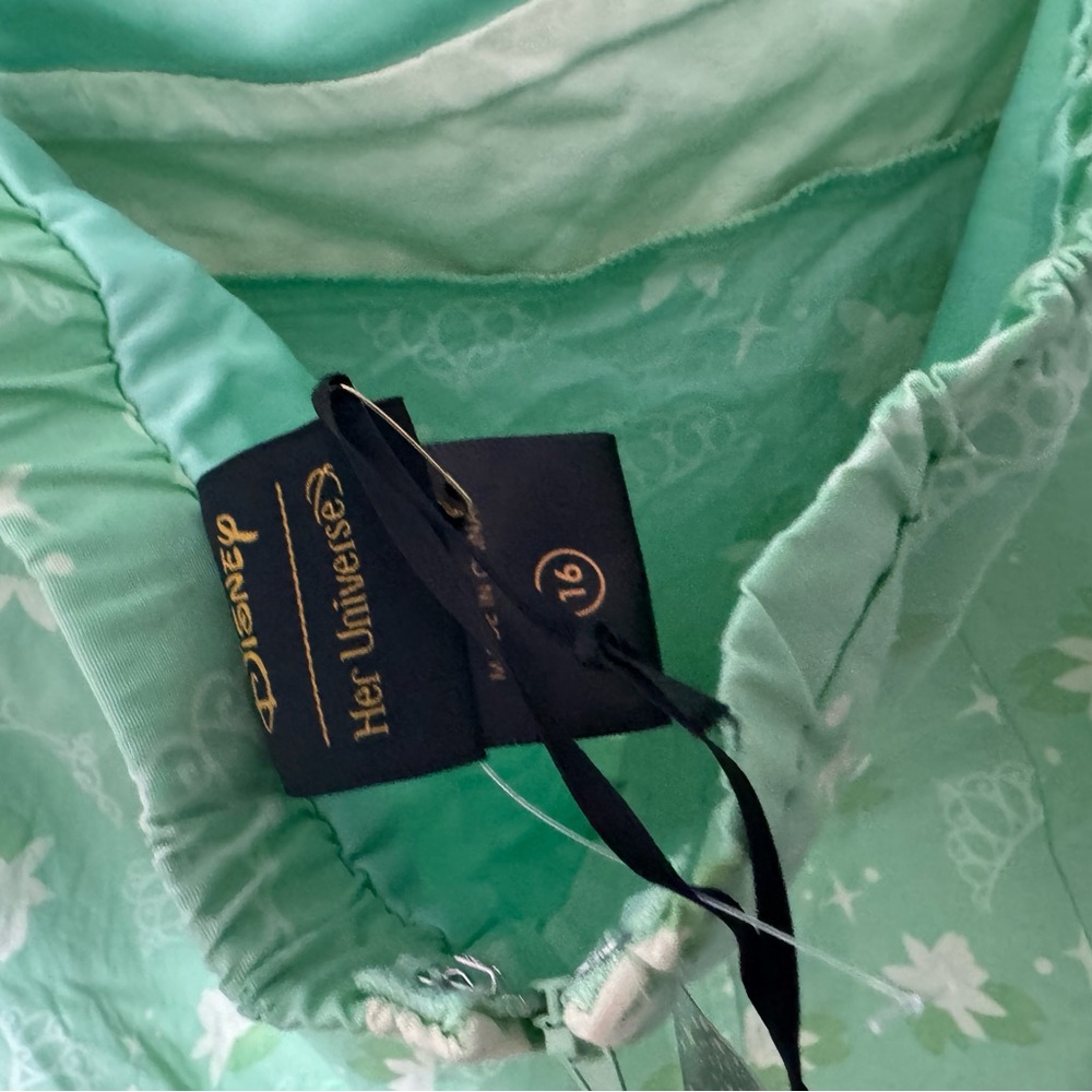 NWT Disney Her Universe Princess And The Frog Halter Dress Size 16 Tiana New - Picture 5 of 8